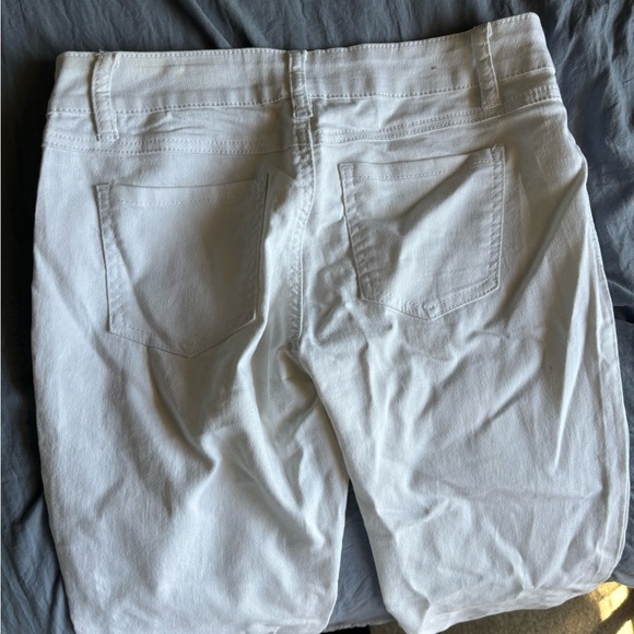 blue spice jeans size 3 Women’s White Denim Zip/button Cotton NWOT - Picture 9 of 9